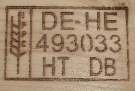 ISPM15 mark in ocean freight pallet for the international shipping