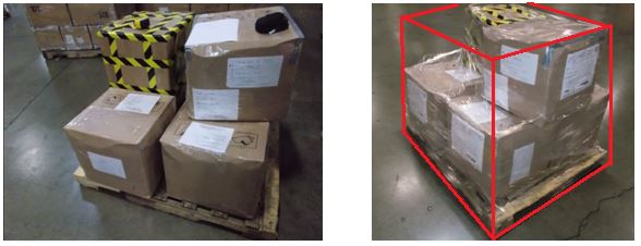 The improper set of shipping boxes