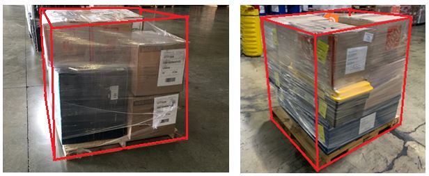 Ship internationally boxes of different sizes