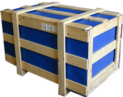 Shipping goods from the USA in crates