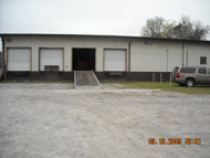 Loading dock for international shipping by sea