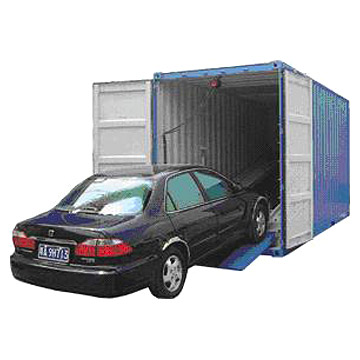 Shipping cars in containers